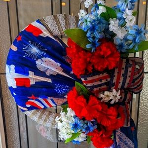 Happy 4th of July wreath